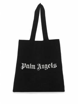 Palm Angels - Black logo-print Tote Bag