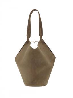 KHAITE - Brown Lotus Small Tote Bag