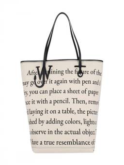 JW Anderson - White tall Anchor Tote Bag
