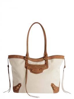 Balenciaga - Beige Le City Medium Tote Bag