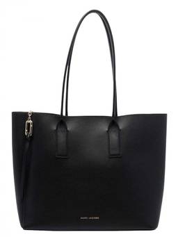 Marc Jacobs - Black Pop J medium leather Tote Bag