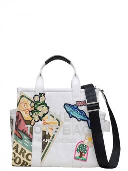 Marc Jacobs - White The Camp Patchwork Medium Tote Bag