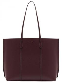 TORY BURCH - Burgundy Perry Large Tote Bag