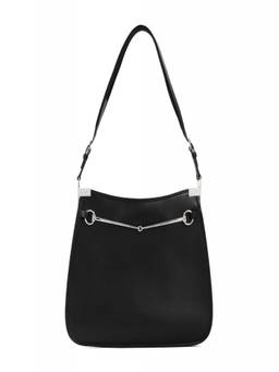 Gucci - Black Horsebit shoulder bag