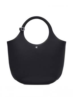 Courreges - Black Holy Midi Hobo Bag