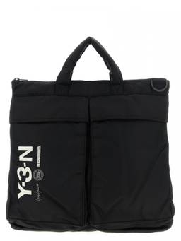 Y-3 - Black Padded Nbhd' Top Zip Tote Bag