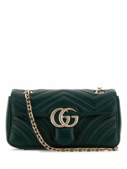 Gucci - Green Gg Marmont Small Shoulder Bag
