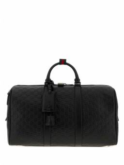 Gucci - Black Gg Emblem Duffle Bag