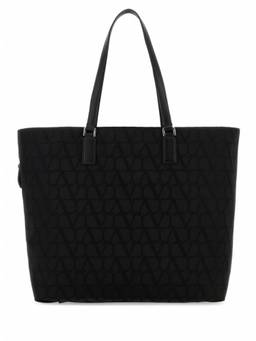 Valentino Garavani - Black Tolie Iconographe Top Zip Tote Bag