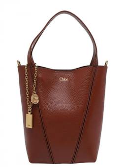 Chloe - Brown Spin Small Tote Bag