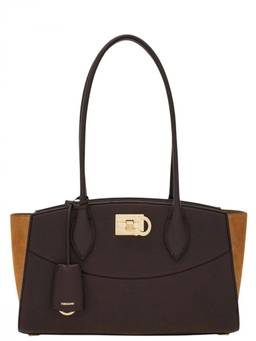 Ferragamo - Brown Studio Soft Medium Shoulder Bag