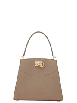 Ferragamo - Taupe Studio XS Satchel
