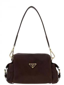 PRADA - Brown Explore Small Shoulder Bag