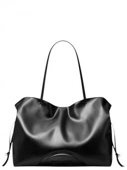 TORY BURCH - Black Ella Large Tote Bag