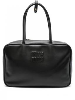 Miu Miu - Black Beau Top Zip Tote Bag