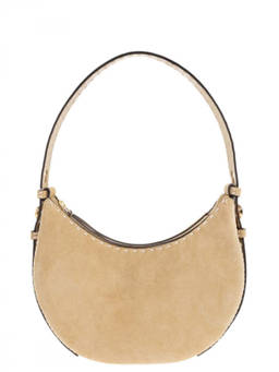 TORY BURCH - Beige Romy Half Moon Medium Shoulder Bag