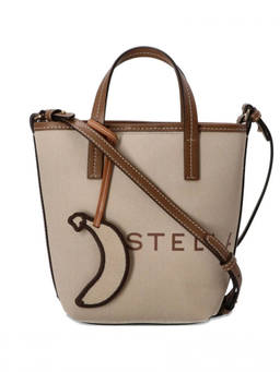 Stella McCartney - Beige Logo Tote Bag