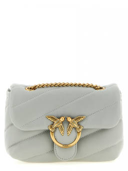 Pinko - Grey Love Puff Baby Shoulder Bag