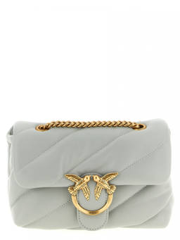 Pinko - Grey Love Puff Mini Shoulder Bag