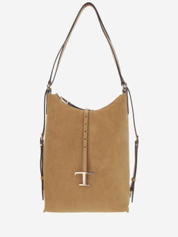 TOD'S - Brown T Timeless Small Shoulder Bag