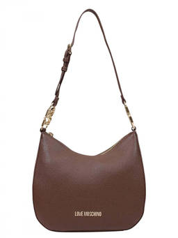 Love Moschino - Brown Logo Medium Shoulder Bag