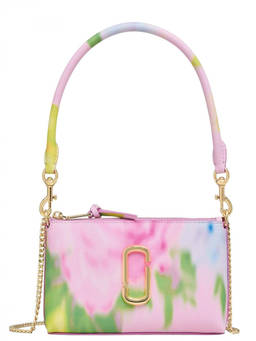 Marc Jacobs - Light Pink Blurred Floral Snapshot Small Shoulder Bag