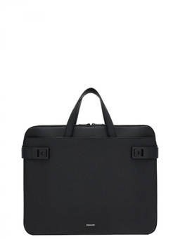 Ferragamo - Black Hug Medium Briefcase Bag