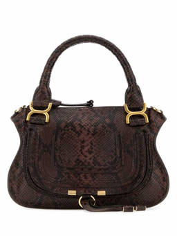 Chloe - Dark Brown Marcie Small Shoulder Bag