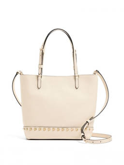 Valentino Garavani - Off White Rockstud Mini Tote Bag