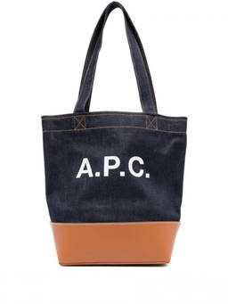 A.P.C. - Blue Alex Medium Tote Bag