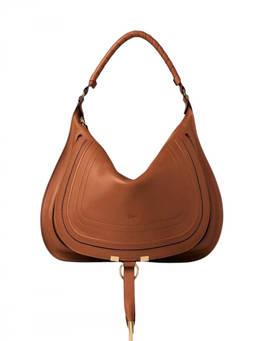 Chloe - Brown Marcie Large Shoulder Bag