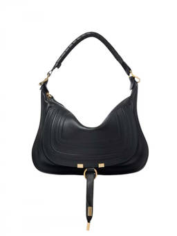 Chloe - Black Marcie Large Shoulder Bag
