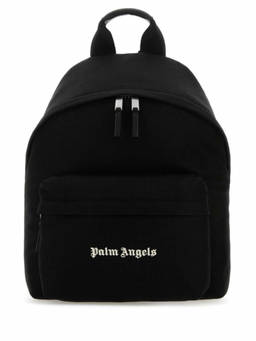 Palm Angels - Black Logo Print Backpack