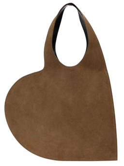 Coperni - Brown Heart Large Tote Bag