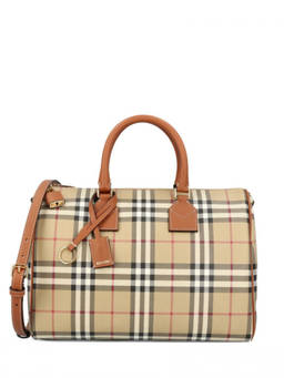 Burberry - Beige Bowling Medium Duffle Bag
