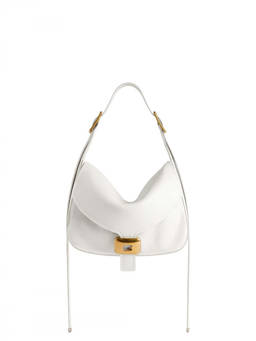Balenciaga - White Clicca Medium Shoulder Bag