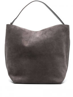 Toteme - Tote Bagme Grey Leather Belted Tote Bag