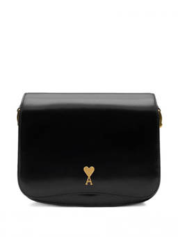 AMI Paris - Black Logo Shoulder Bag