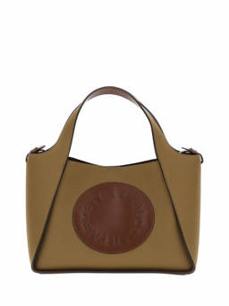 Stella McCartney - Brown Logo Medium Tote Bag