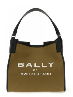 BALLY - Olive Logo Medium Tote Bag