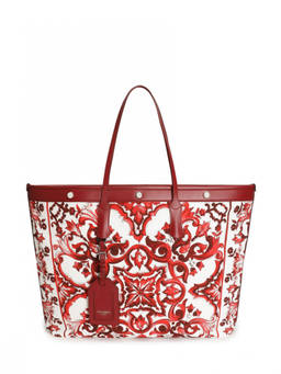 Dolce&Gabbana - Red Atene Large Tote Bag