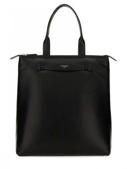 Dolce&Gabbana - Black Logo Top Zip Large Tote Bag