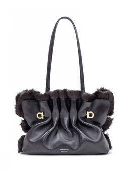 Ferragamo - Black Soft Small Shoulder Bag