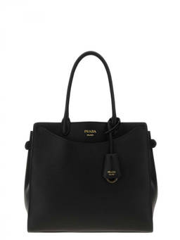PRADA - Black Prelude Large Tote Bag