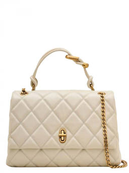 Marc Jacobs - White Dual Quilted Large Shoulder Bag