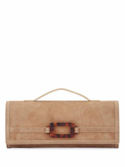 Roger Vivier - Beige Belle Vivier Clutch