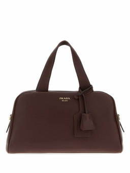 PRADA - Brown Leather Shoulder Bag