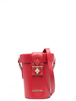 Love Moschino - Red Logo Mini Bucket Bag