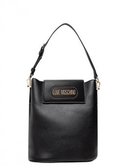 Love Moschino - Black Logo Small Bucket Bag
