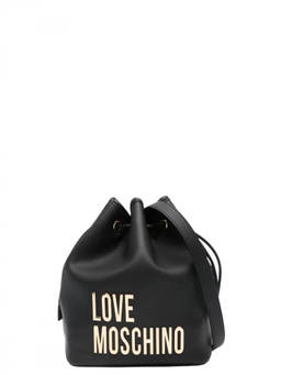 Love Moschino - Black Logo Mini Bucket Bag